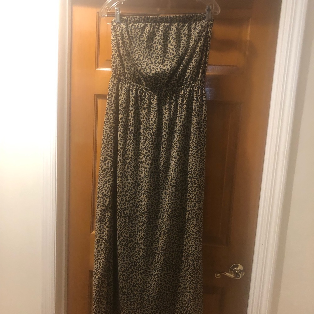 Modern Love Maxi Dress size L animal print